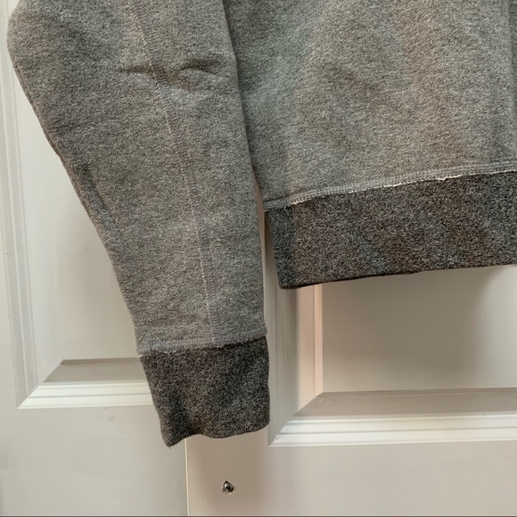 Rag & Bone Grey Cropped Sweatshirt - Picture 3 of 8